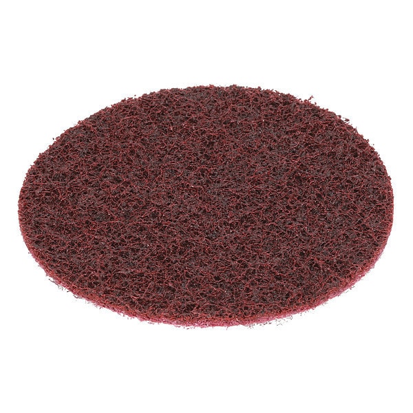 Scotch-Brite Hook-and-Loop Surface Conditioning Disc, 4" Dia, No Hole, Aluminum Oxide, Not Applicable Grit - 7000000652