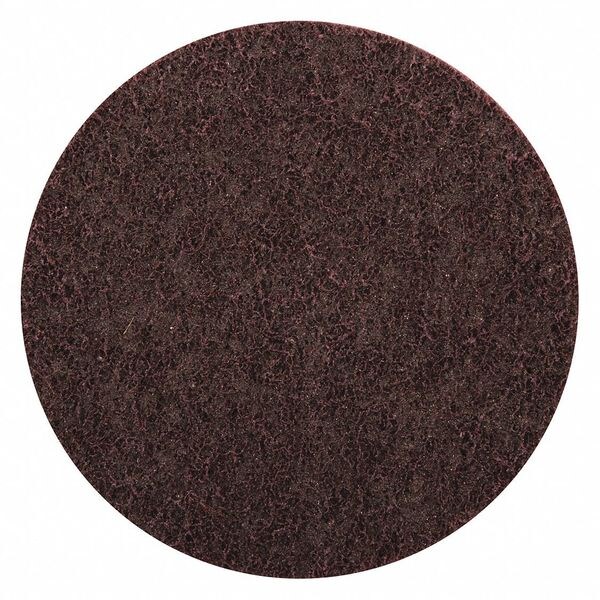 Zoro Select Hook-and-Loop Surface Conditioning Disc, 5" Dia, Non-Vacuum, Aluminum Oxide, 80 Grit, Surface Prep - 78072775321