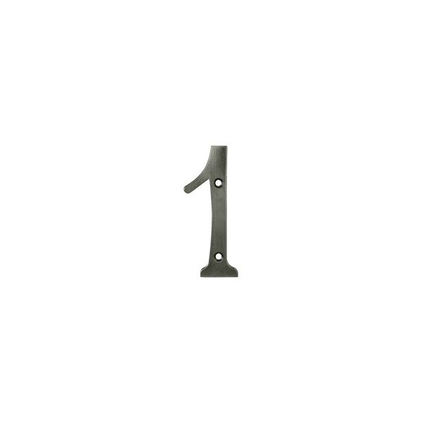 Deltana RN4 4 House Number Antique Nickel, 10PK - RN4-1U15A-XCP10