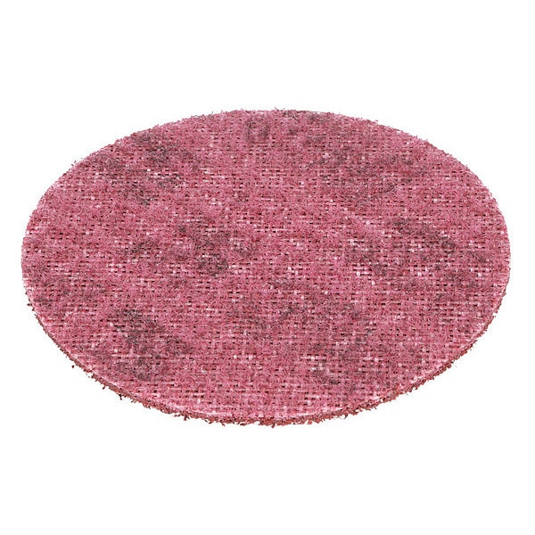 Scotch-Brite Hook-and-Loop Surface Conditioning Disc, 5" Dia, No Hole, Aluminum Oxide, Not Applicable Grit - 7000000719