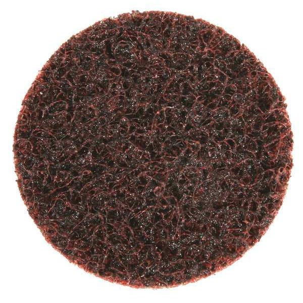 Gator Finishing Quick Change Sanding Disc, 2 in Dia, Non-Vacuum, Non-Woven, 80 Grit, Non-Woven Type - 8297035