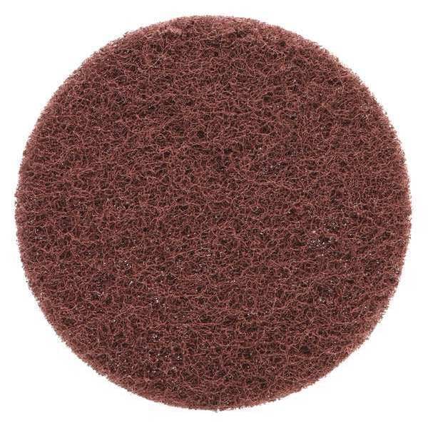 Standard Abrasives Hook-and-Loop Surface Conditioning Disc, 5" Dia, No Hole, Aluminum Oxide, Non-Woven Type - 831610