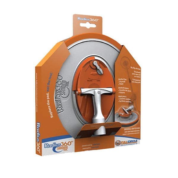Full Circle Full Circle Radius 360 9 in. L X 9 in. W Die-Cast Aluminum Medium Sanding Tool - R360
