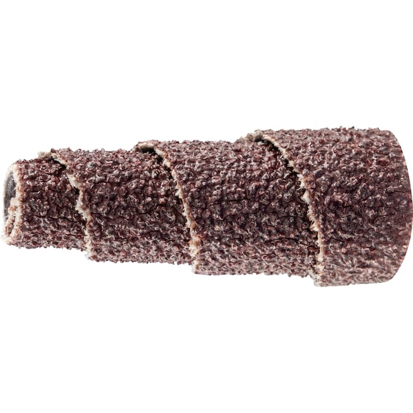 Pferd 3/8" x 1" Cartridge Roll, 1/8" AH - Full Taper, Aluminum Oxide 60 Grit - 41800