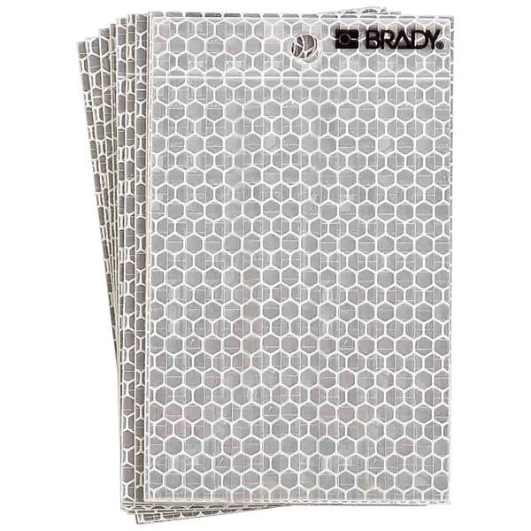 Brady Blank Labels, Blank, 3-1/2 In. H, PK10 - 3010-BLANK