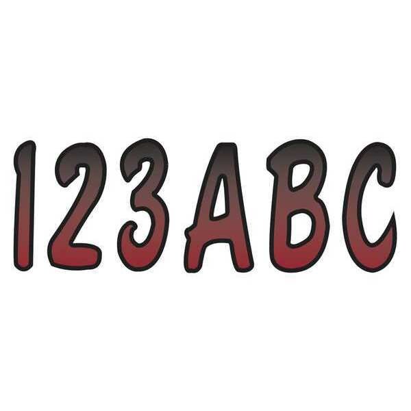 Hardline Products Number and Letter Combo Kit, 3 in. H - GRUBKG200