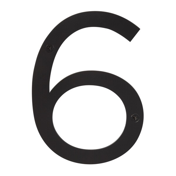Sure-Loc Hardware Sure-Loc Hardware Stainless Steel House Number, 6, No. 6, Vintage Bronze - HNSS6-6 11P