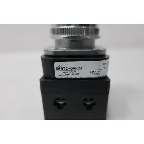 Allen Bradley BOTÓN DE PRESIÓN ILUMINADO ÁMBAR 12-130V-CA 12-130V-CC - 800TC-QAH2A