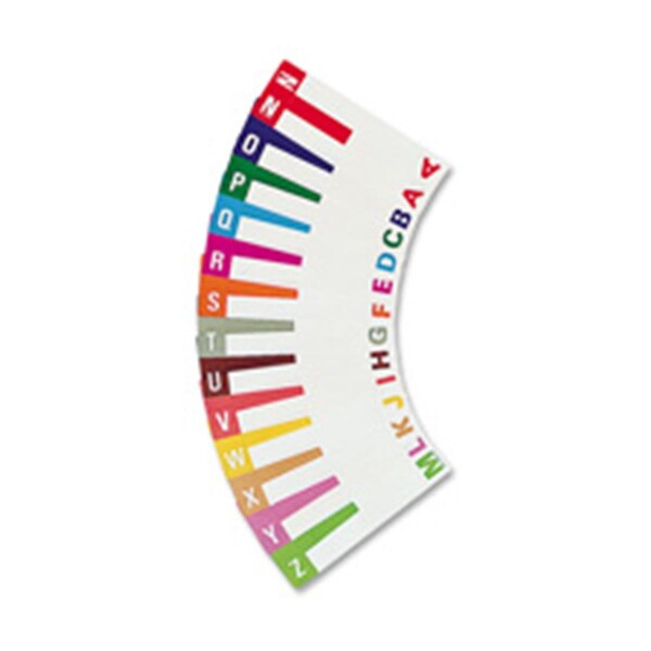 Smead Alphabetical Character Labels- M And Z- 100-PK- Light Green - SMD67164