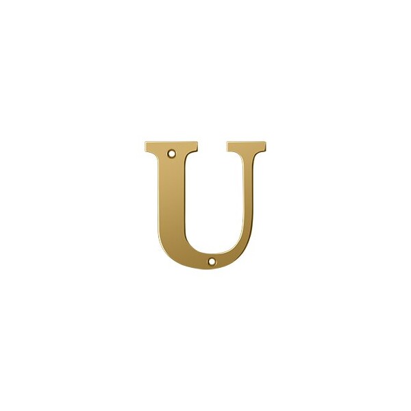 Deltana 4 Residential Letter U, 10PK - RL4U-CR003-XCP10