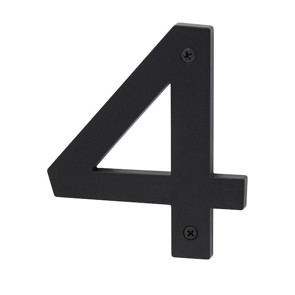 Sure-Loc Hardware Sure-Loc Hardware Zinc House Number 5, No. 4, Flat Black - HN5-4 FBL