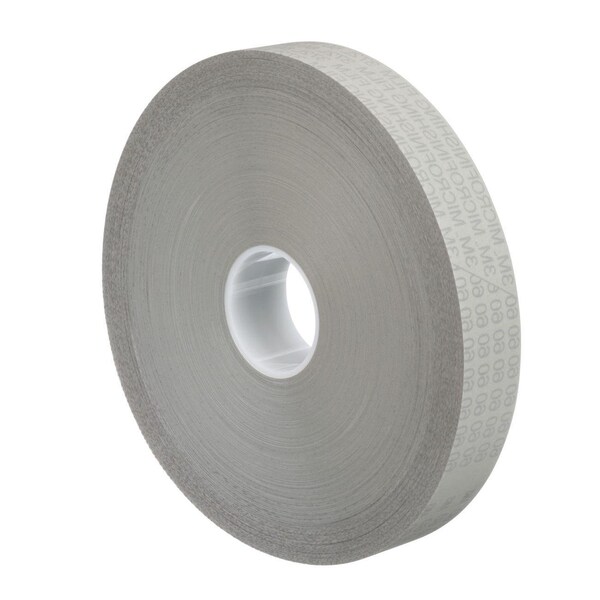 3M Microfinishing Film Roll 372L, 2-3/4 in x 164 ft x 1 in 30 Micron ASO Plastic Core - 7000045138