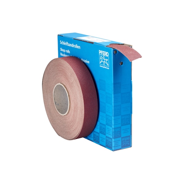 Pferd 1-1/2" Shop Roll - Resin/Resin Heavy Duty - 50 Yard Roll - Aluminum Oxide - 100 Grit - 47168