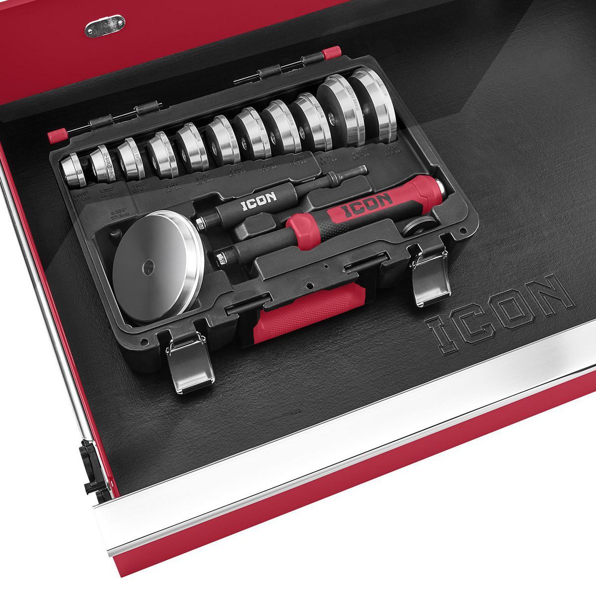 Set de 16 piezas para conducir rodamientos y sellos de aluminio Icon - 58262