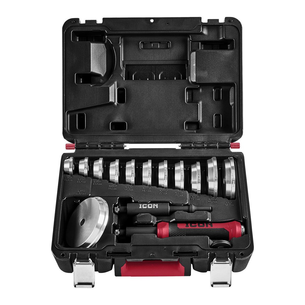 Set de 16 piezas para conducir rodamientos y sellos de aluminio Icon - 58262