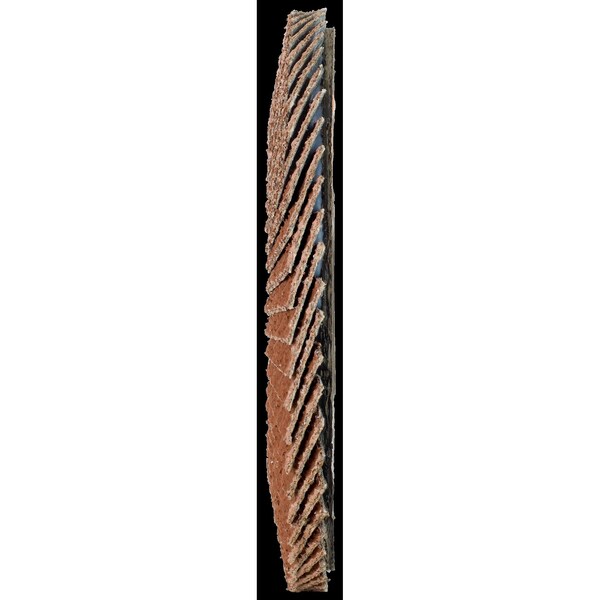 Tryolit Abrasives TYROLIT Premium Fiber Backed Coated Flap Disc for Non-Ferrous Metals, 4-1/2" x 7/8", CA 60 Grit - 707007