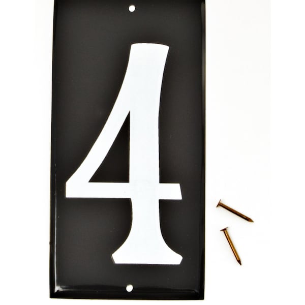 Hy-Ko 3.5In Colonial Number 4, 10PK - A10254