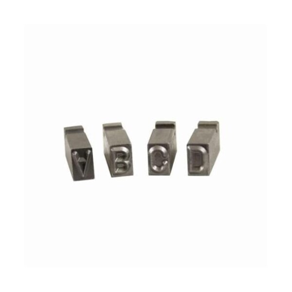 C.H. Hanson Letter Stamp Set, 26Piece, Character Letter A To Z, 12 In Character Height, Alloy Steel, 27640 - 27640