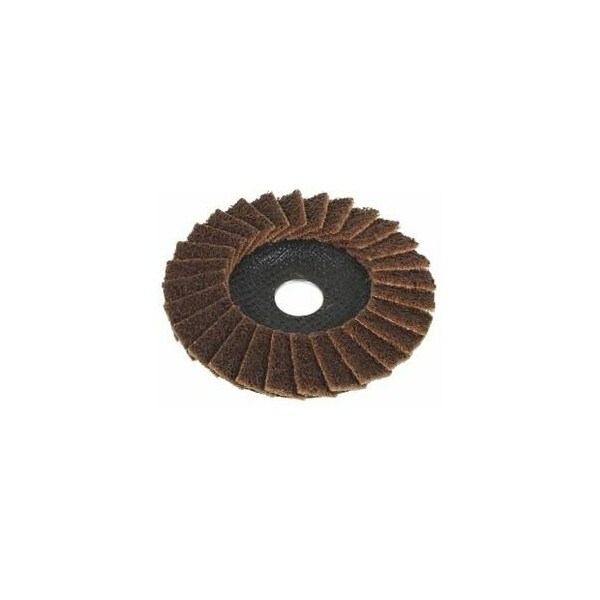Garant Fleece Flap Disc, Dia: 125 mm, Grit: 100 - 566340 100