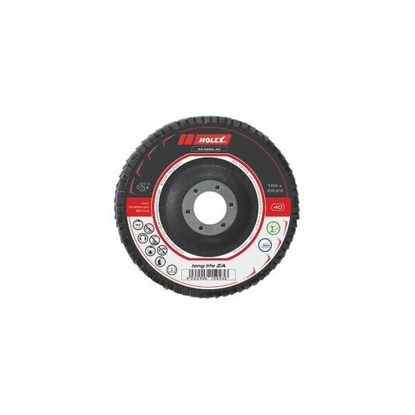 Holex Long Life ZA Flap Disc, Dia: 100 mm, Grit: 120 - 565283 120