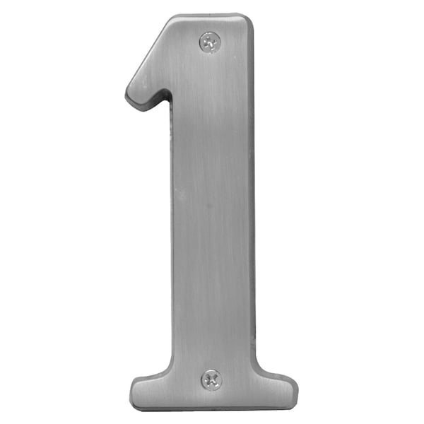 Hy-Ko 5In Satin Nickel Number 1, 3PK - A31011