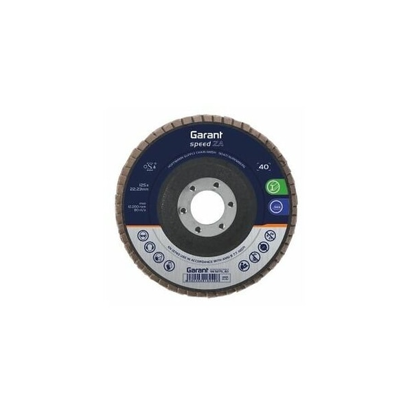 Garant Speed ZA Flap Disc, Dia: 125 mm, Grit: 120 - 565275 120