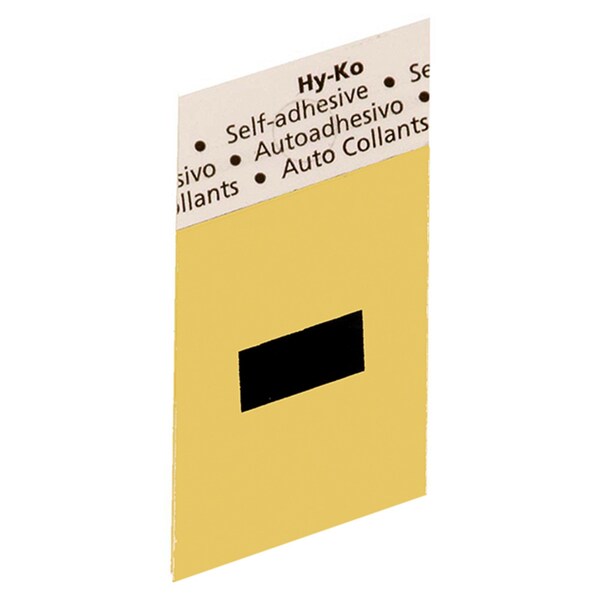 Hy-Ko 1.5In Gold Aluminum Dash, 10PK - B00244