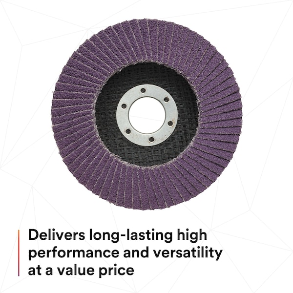 3M Flap Disc, 120+, T29 Quick Change, 4-1/2 in x 5/8 in-11, 10PK - 769F