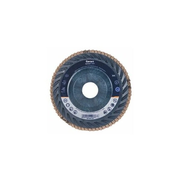 Garant Speed CER Ceramic Flap Disc, Dia: 115 mm, Grit: 60 - 565234 60
