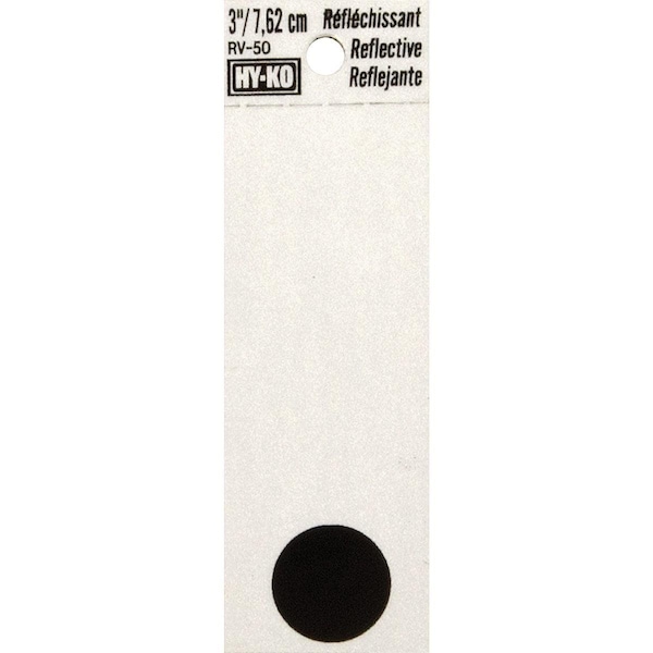 Hy-Ko 3 In. Vinyl Adhesive Symbol, Period - RV-50/PE