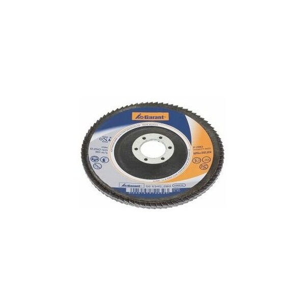 Garant Flap Disc for Fine Grinding, Dia: 125 mm, Grit: 280 - 566345 280