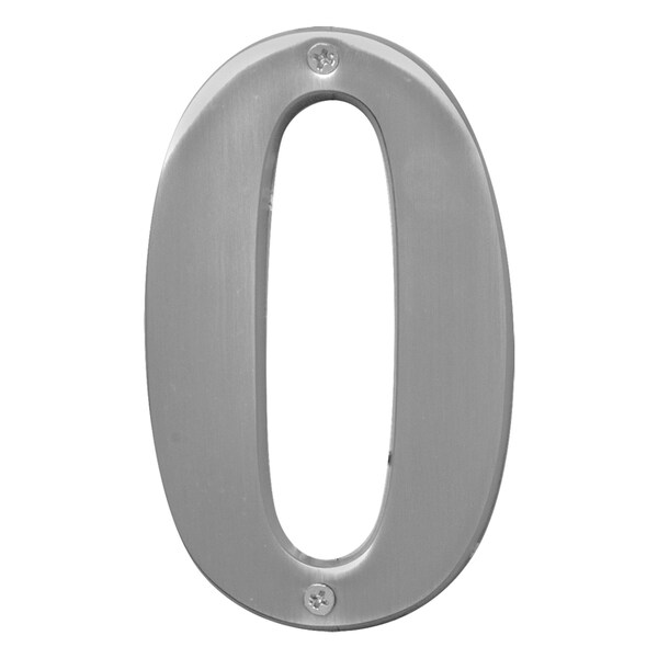 Hy-Ko 5In Satin Nickel Number 0, 3PK - A31010