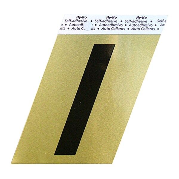 Hy-Ko 3.5In Gold Aluminum Letter I, 10PK - B00226