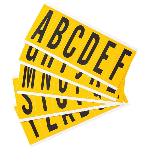 Brady Numbers And Letters Kit, A Thru Z, PK25 - 1550-LTR KIT