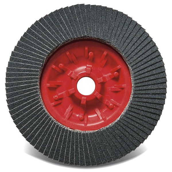 Cgw Abrasives CGW Abrasives 30202 Trimmable Flap Discs with Built in Hub 4-1/2" x 5/8-11" 40 Grit Ceramic - 30202