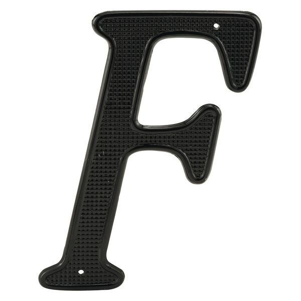Primeline Tools 4 in. House Letter F, Diecast, Black Finish (2 Pack) - MP4248