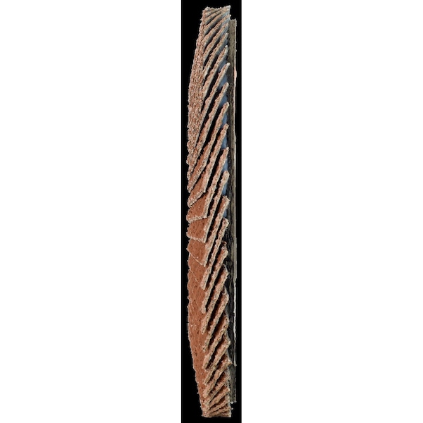 Tryolit Abrasives TYROLIT Premium Flap Disc for Non-Ferrous Metals, 4-1/2" x 7/8", Type 27, 60 Grit - 34334908