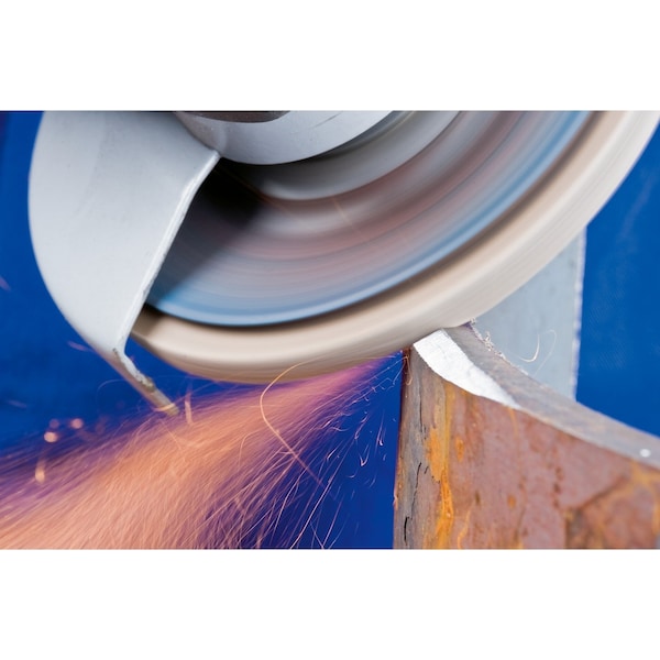 Pferd 4-1/2" x 7/8" A.H. POLIFAN Flap Disc - Z SGP STRONG STEEL, Zirconia, 36 Grit, Conical - 62945