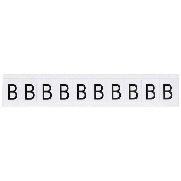 Brady Letter Label, Character B, 1-1/2 In. H - 9713-B