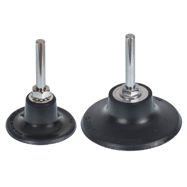 Rubber Pad - Prime Rubber Holder Pads for Roll On Flap Discs and Quick Change Discs, 3 Diameter x 1/4 - 11227
