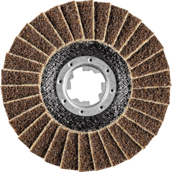 Pferd 5'' POLIVLIES AO Non-Woven Flap Disc - 7/8'' X-LOCK - Coarse Grade - 43306