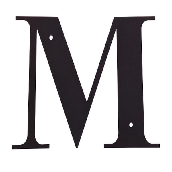 Village Wrought Iron Village Wrought Iron LET-M-S Letter M Small - LET-M-S