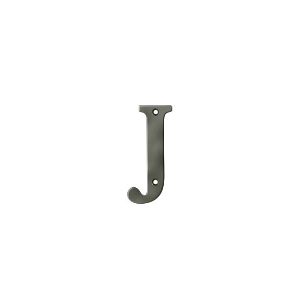 Deltana 4 Residential Letter J, 10PK - RL4J-15A-XCP10