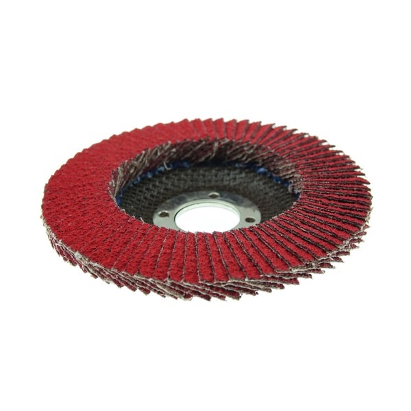 Weiler 4-1/2" Tiger Ceramic Abrasive Flap Disc, Conical (TY29), 36C, 7/8" - 50100