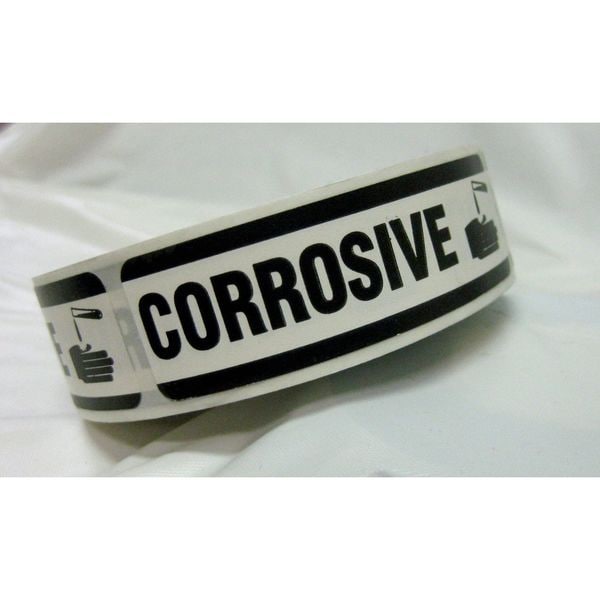 Harris Industries Label, 2-7/8 In. W, 7/8 In. H, PK500, LB132298 - LB132298