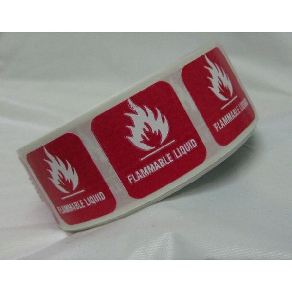 Harris Industries Label, 7/8 In. H, 7/8 In. W, PK500, LB132329 - LB132329
