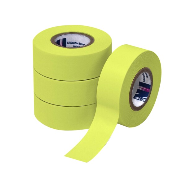 Nevs 3/4" wide x 500" Chartreuse Labeling Tape - T-75-CHARTREUSE