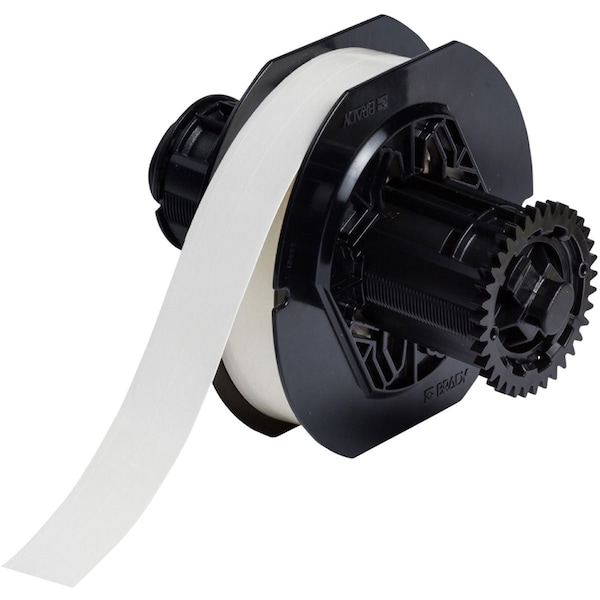 Brady B33 Polyester with Permanent Acrylic Adhesive Labels 0.375 in W x 85 ft L White - B33C-375-422