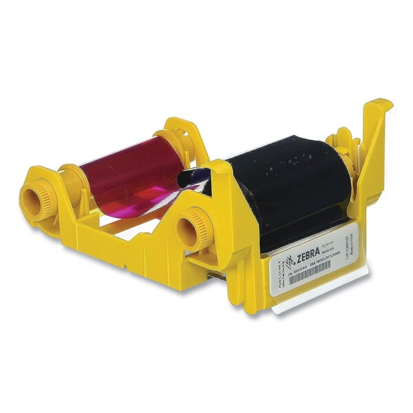 Zebra Technologies True Colors Wax Ribbon, Black/Cyan/Magenta/Yellow - 800033-840