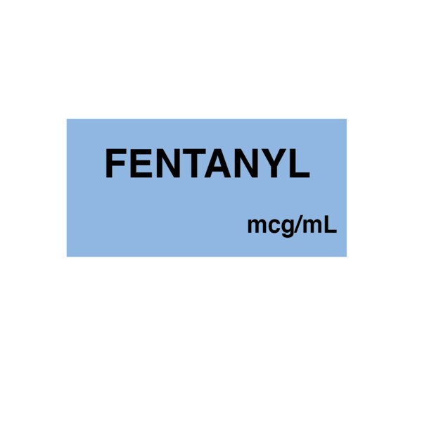 Nevs Tape, Fentanyl, mcg/mL 1/2" x 1-1/2" Blue w/Black - VW-0129